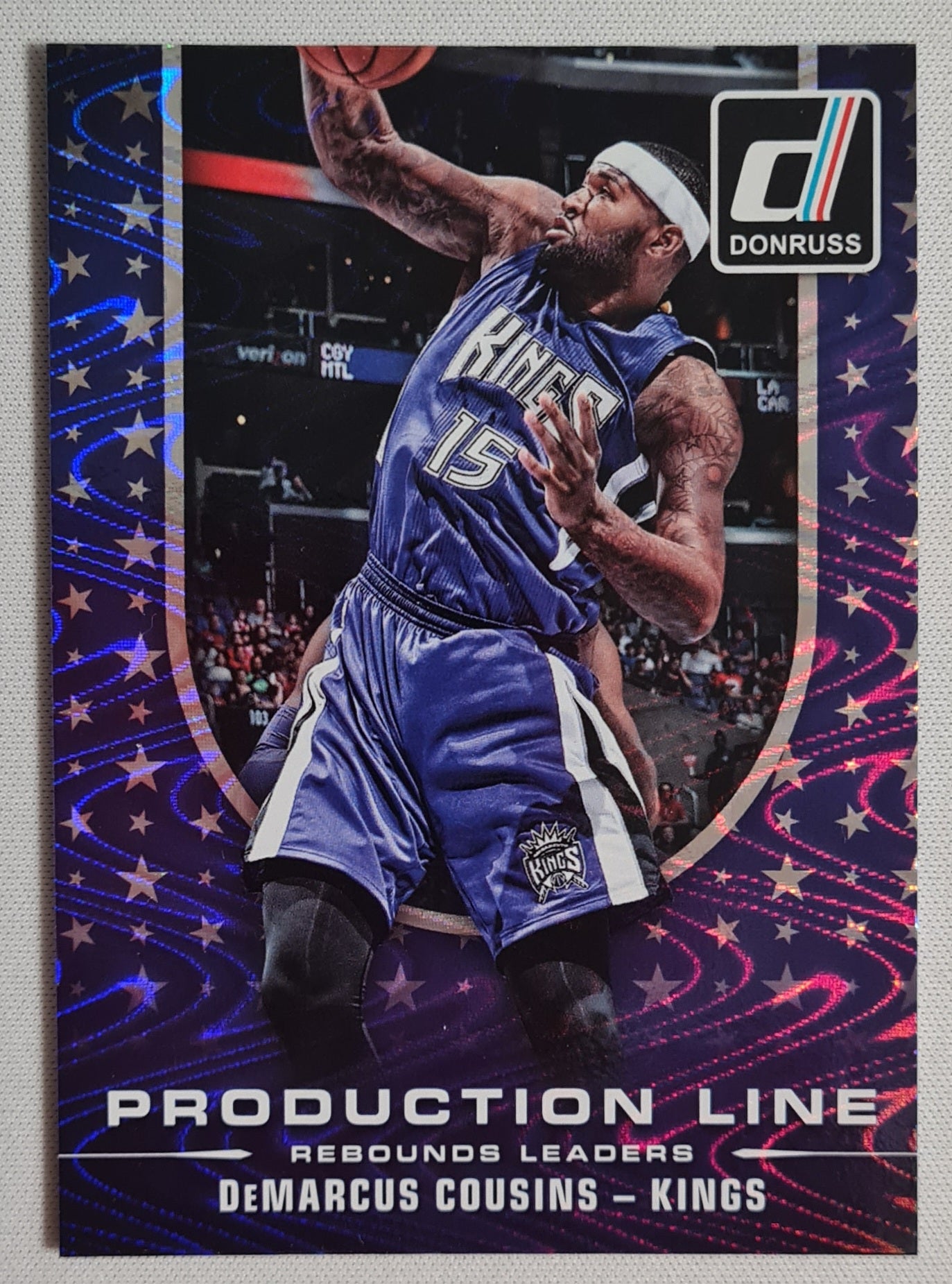 DeMarcus Cousins - 2014/15 Panini Donruss Basketball #5 "Production Line" KIngs