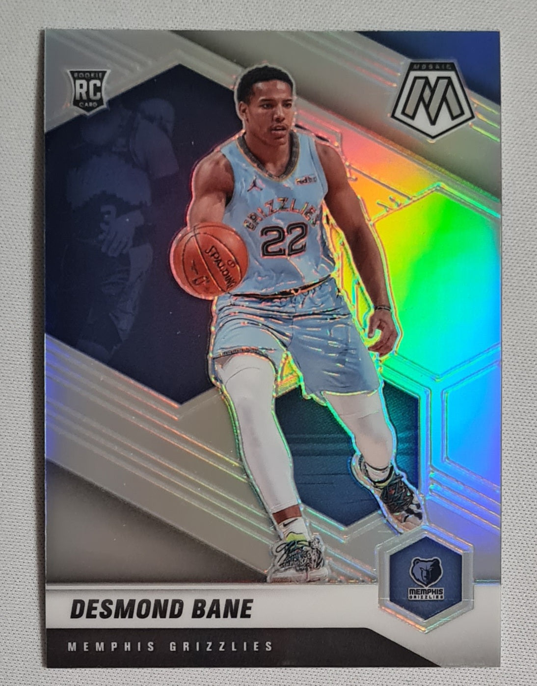 Desmond Bane - 2020/21 Panini Mosaic Basketball #211 (RC) Memphis Grizzlies - Holo