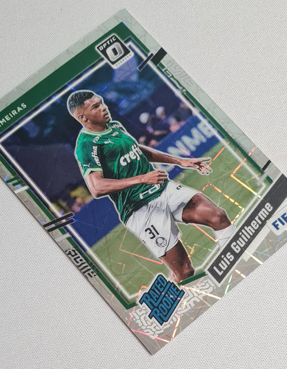 Luis Guilherme - 2023/24 Panini Donruss Soccer #196 Rated Rookie Palmeiras - Optic Velocity