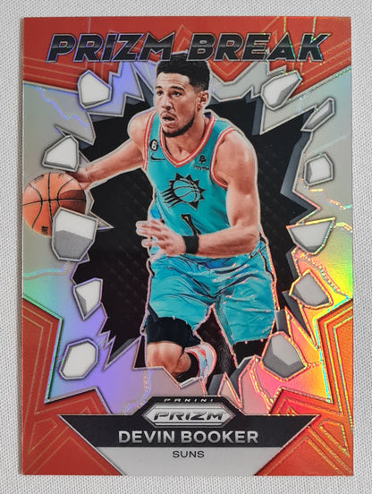Devin Booker - 2023/24 Panini Prizm Basketball Silver Prizm Break #14