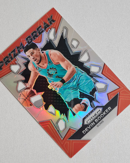 Devin Booker - 2023/24 Panini Prizm Basketball Silver Prizm Break #14
