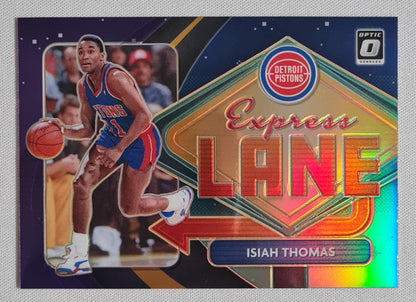 Isiah Thomas - 2020/21 Panini Donruss Optic Basketball #21 Prizm "Express Lane" Holo