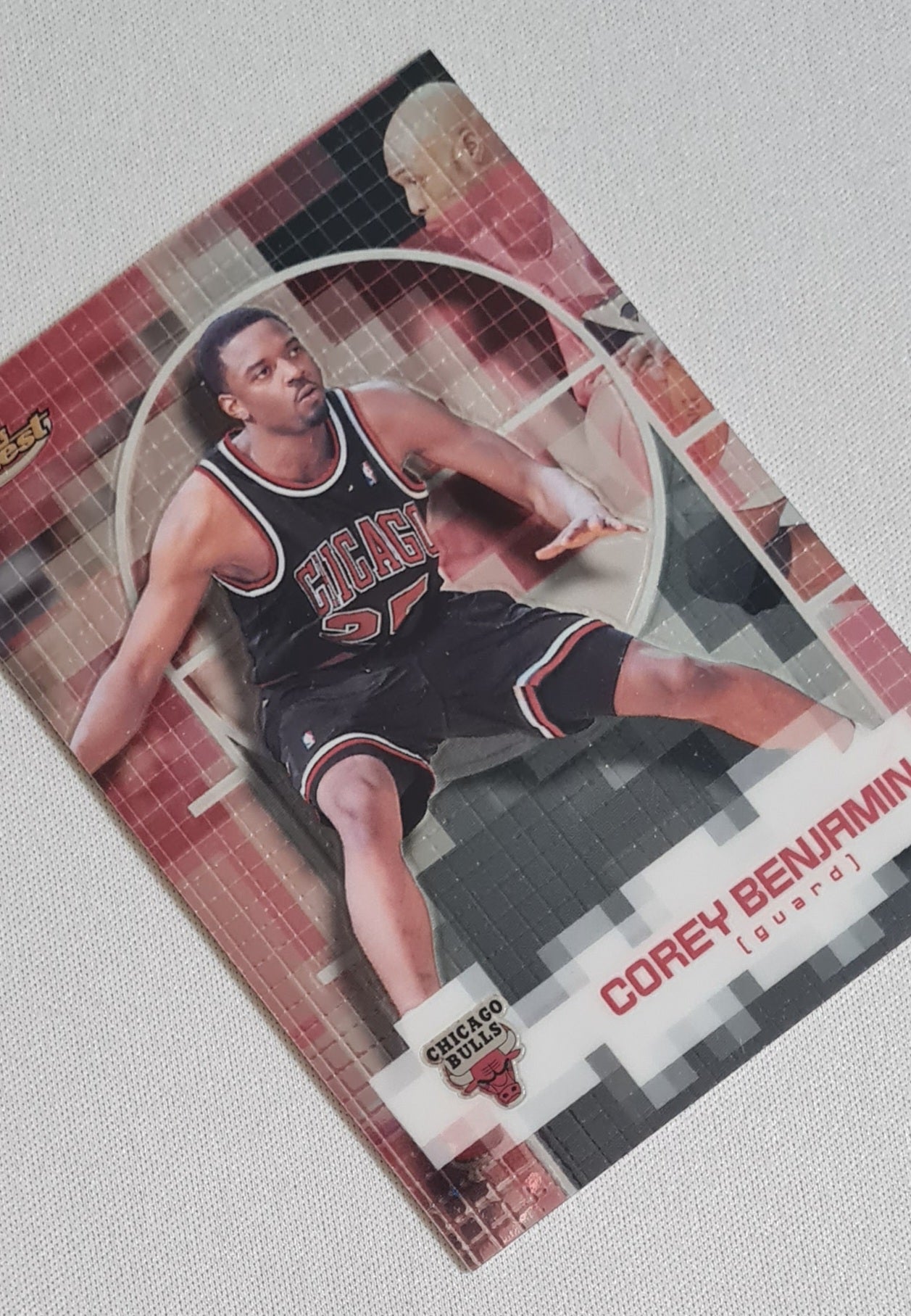 Corey Benjamin - 2000 Topps Finest "Finest Attributes" #CHI-G 21 - NBA Chicago Bulls