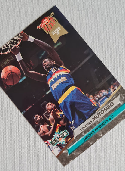 Dikembe Mutombo - 1993 Fleer Ultra #202 Dunk Rank #2 NBA Jam Session