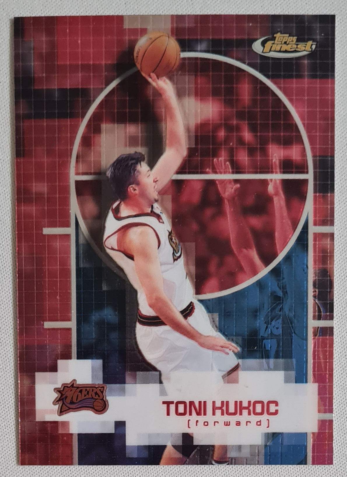 Toni Kukoc - 2000 Topps Finest #PHI-F 7 NBA 76ers