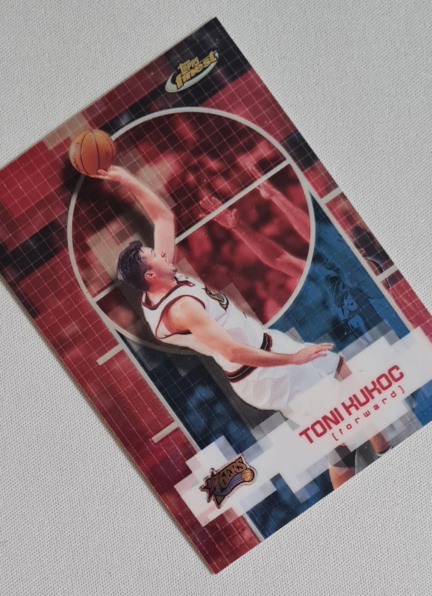 Toni Kukoc - 2000 Topps Finest #PHI-F 7 NBA 76ers