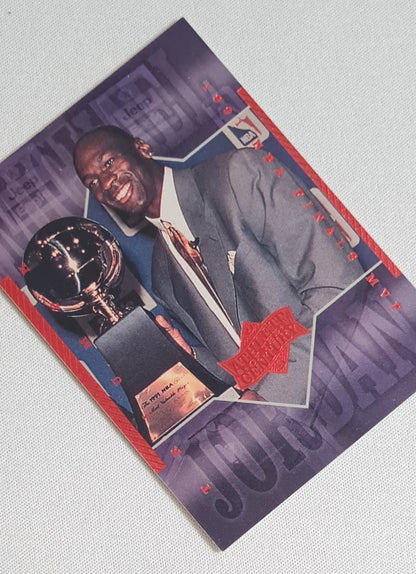 Michael Jordan - 1999 Upper Deck NBA Finals MVP - Triumphs #18 Chicago Bulls - Purple