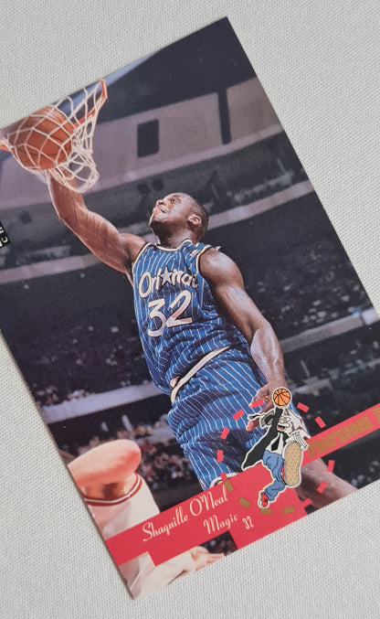 Shaquille O'Neal - 1995 Upper Deck Collectors Choice #202 Professor Dunk NBA Orlando Magic