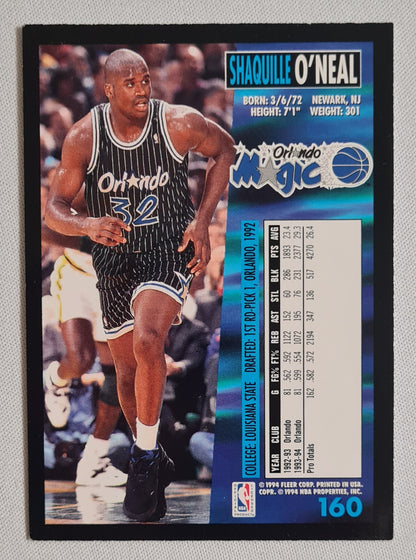 Shaquille O'Neal - 1994 Fleer NBA Orlando Magic #160