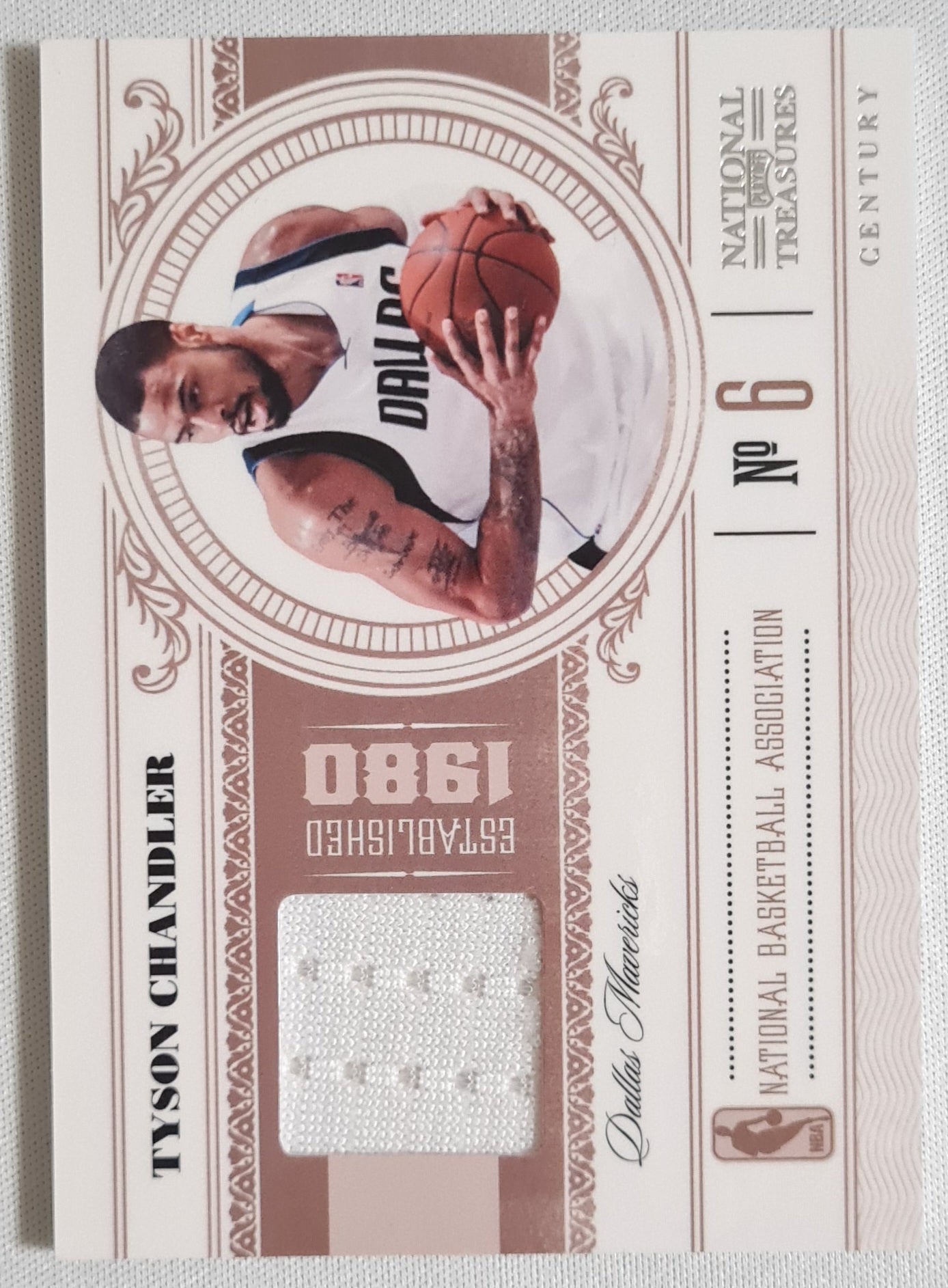 2010-11 Playoff National Treasures /25 Patch Tyson Chandler #19