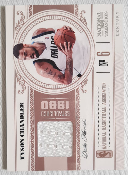 2010-11 Playoff National Treasures /25 Patch Tyson Chandler #19