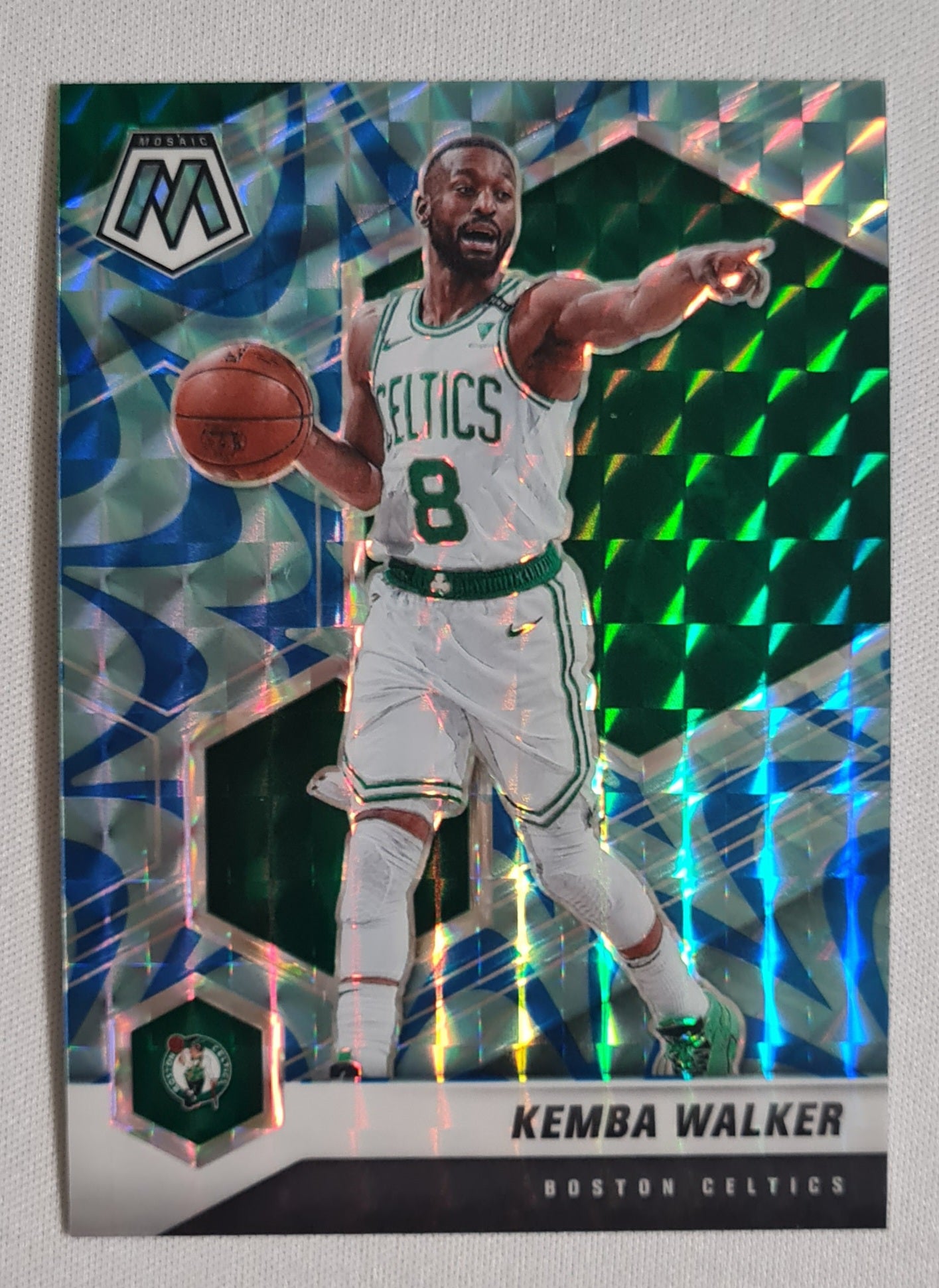 Kemba Walker - 2020/21 Panini Mosaic Basketball #98  Mosaic Genesis Prizm