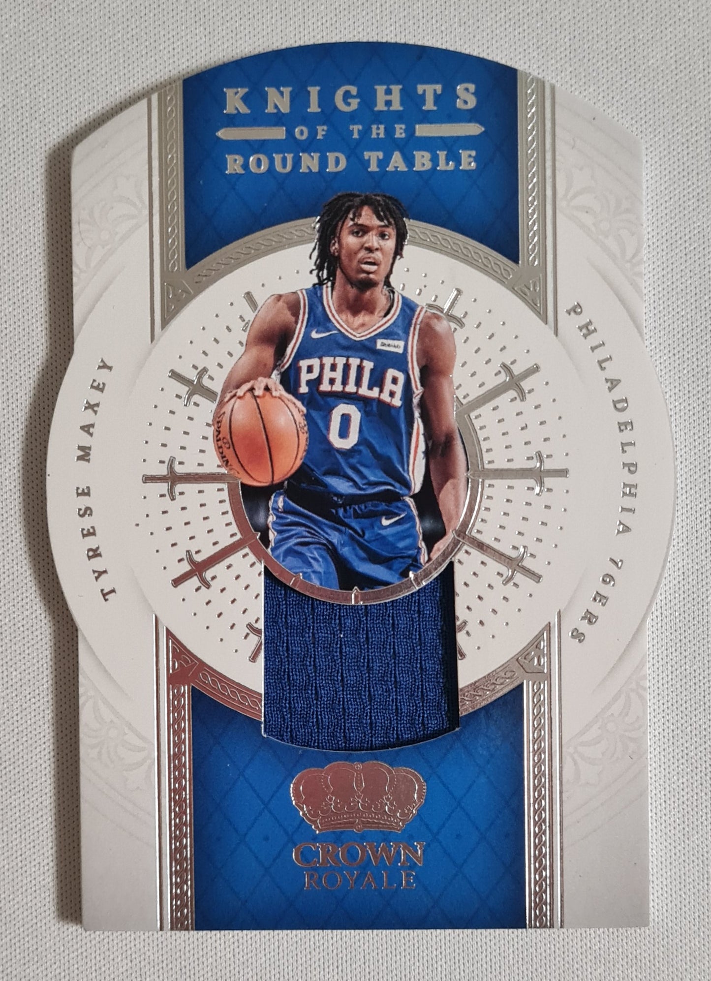 Tyrese Maxey - 2021/22 Panini Crown Royale Basketball #KR-TMX "Knights of the Table"