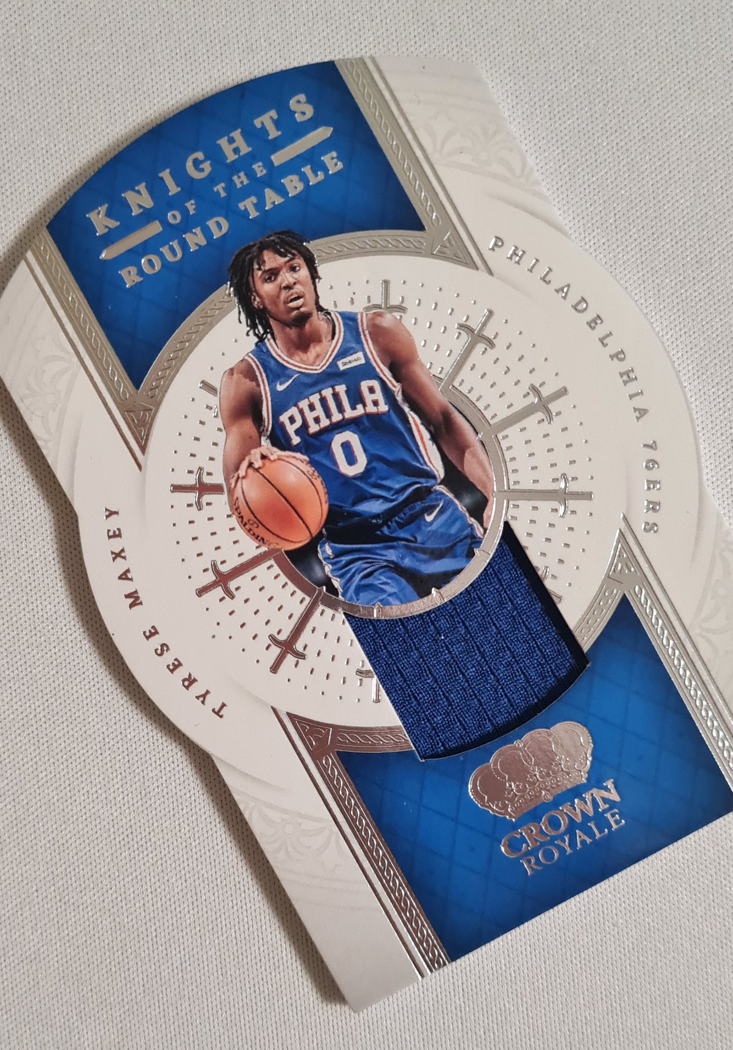 Tyrese Maxey - 2021/22 Panini Crown Royale Basketball #KR-TMX "Knights of the Table"
