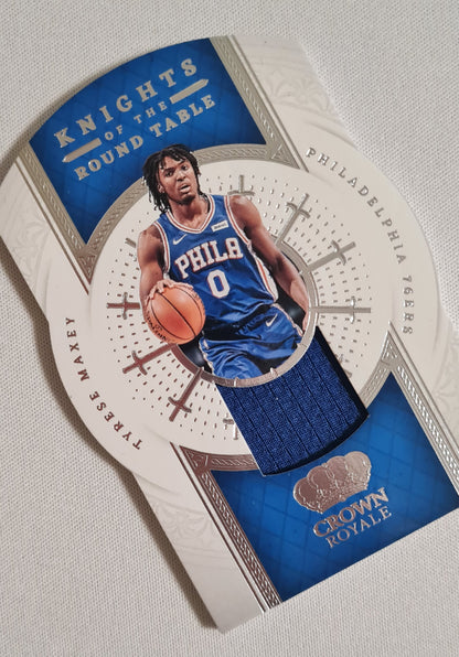Tyrese Maxey - 2021/22 Panini Crown Royale Basketball #KR-TMX "Knights of the Table"