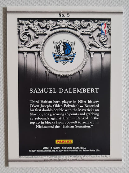 Samuel Dalembert - 2013/14 Panini Crusade Basketball #5 /299 + Patch