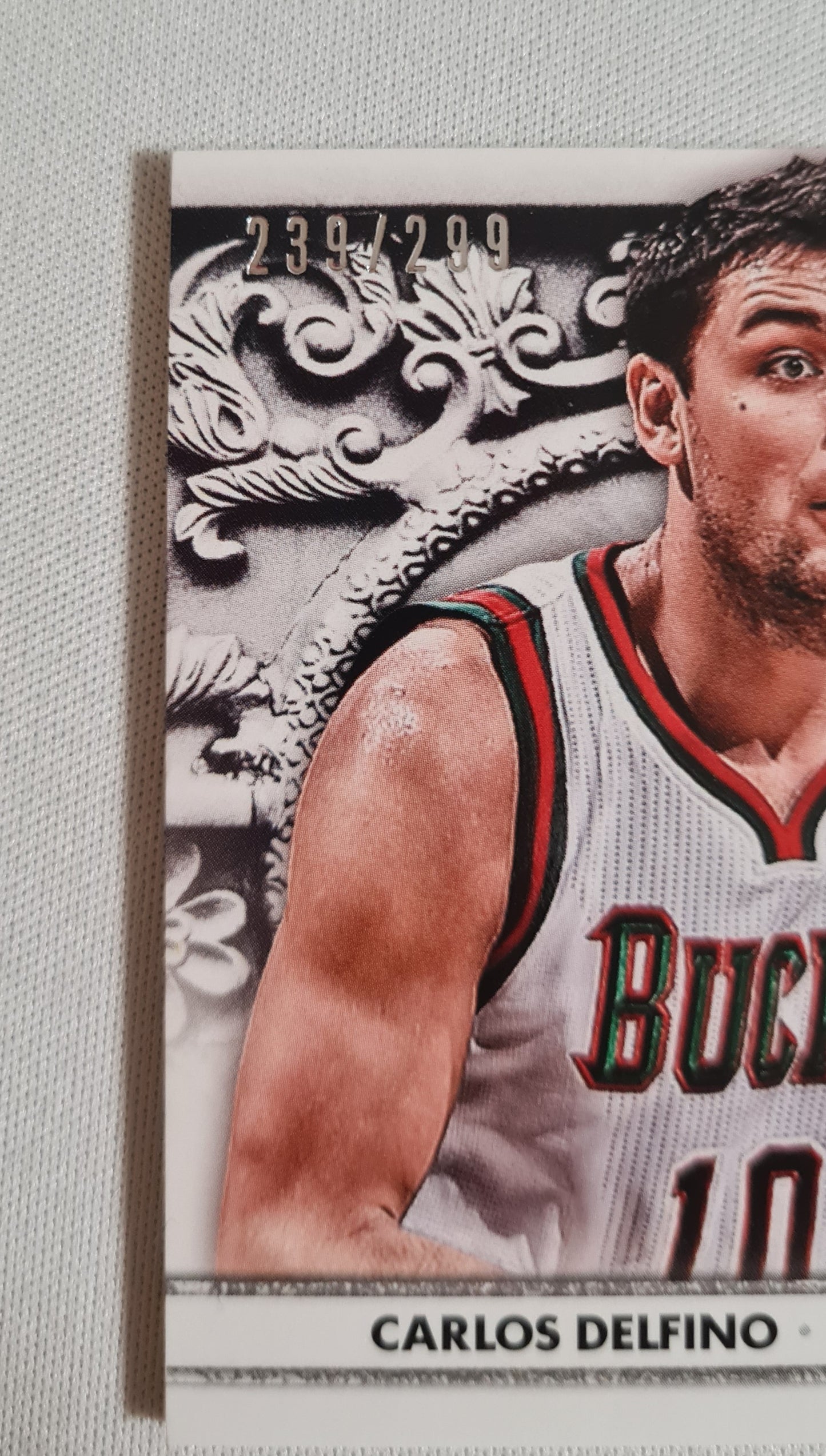Carlos Delfino - 2013/14 Panini Crusade Basketball #55 Milwaukee Bucks /299 + Patch