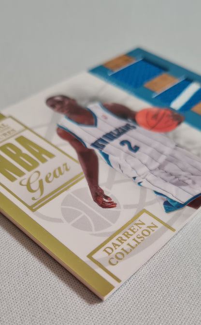 Darren Collison - 2010 Panini National Treasure NBA (Playoff) Gear #21 /Patch - Hornets /25