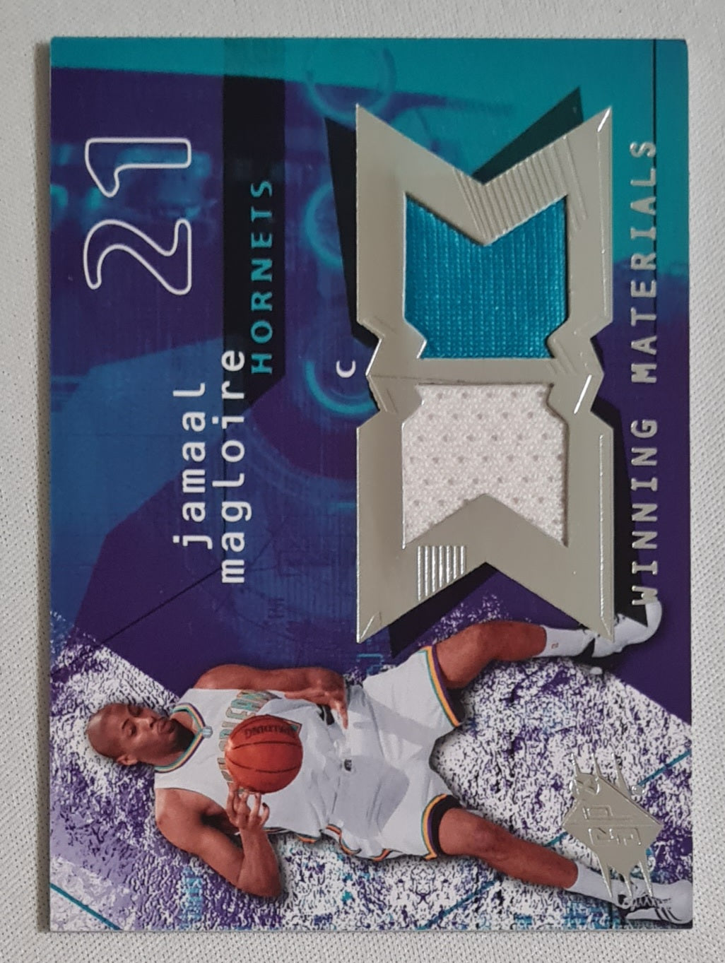 Jamaal Magloire - 2004 Upper Deck "Winning Material" #WM-JM - NBA Hornets /Duo Patch