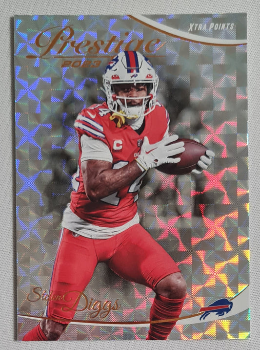 Stefon Diggs - 2023 Panini Prestige Football #36 Xtra Point - Hyper Parallel Bills