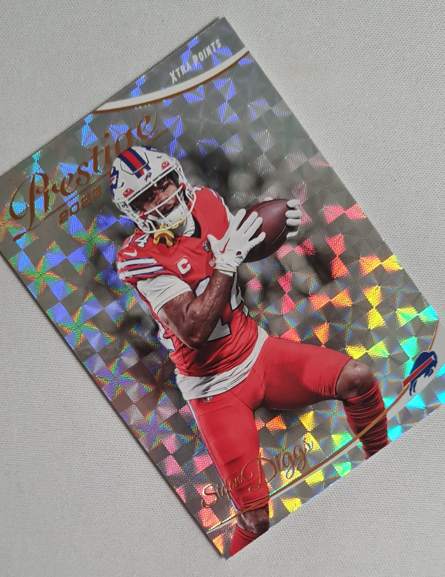 Stefon Diggs - 2023 Panini Prestige Football #36 Xtra Point - Hyper Parallel Bills