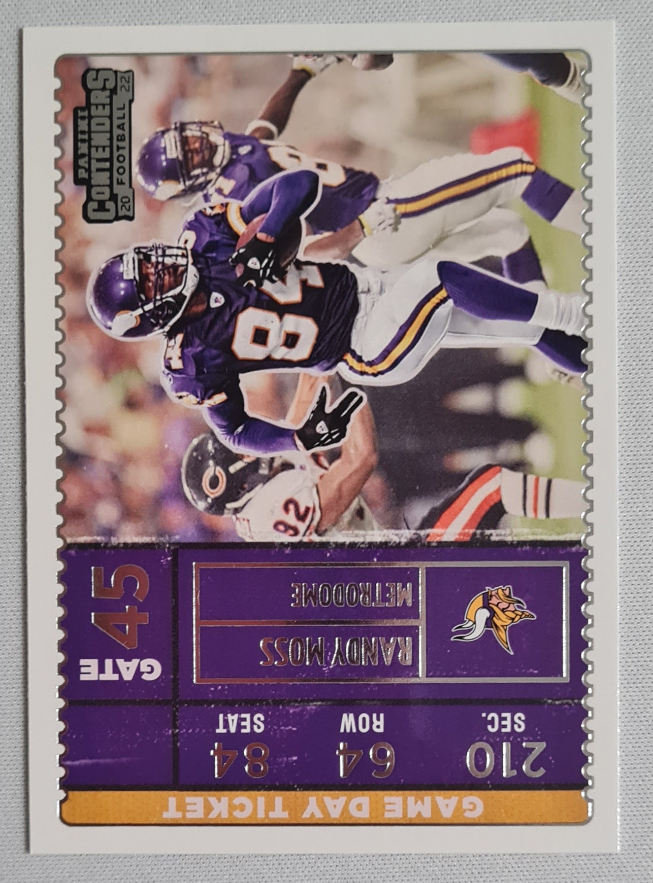 Randy Moss - 2022 Panini Contender Football #GDT-RMO Game Day Ticket