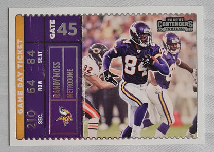 Randy Moss - 2022 Panini Contender Football #GDT-RMO Game Day Ticket