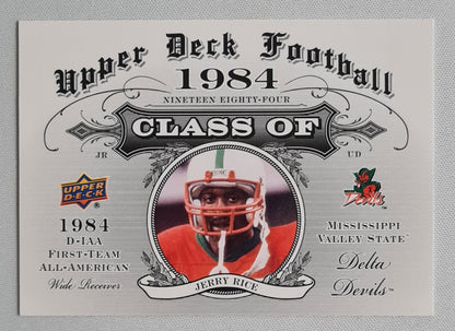 Jerry Rice - 2011 Upper Deck Football "Class of 1984" #CO-2 NFL HOF Receiver