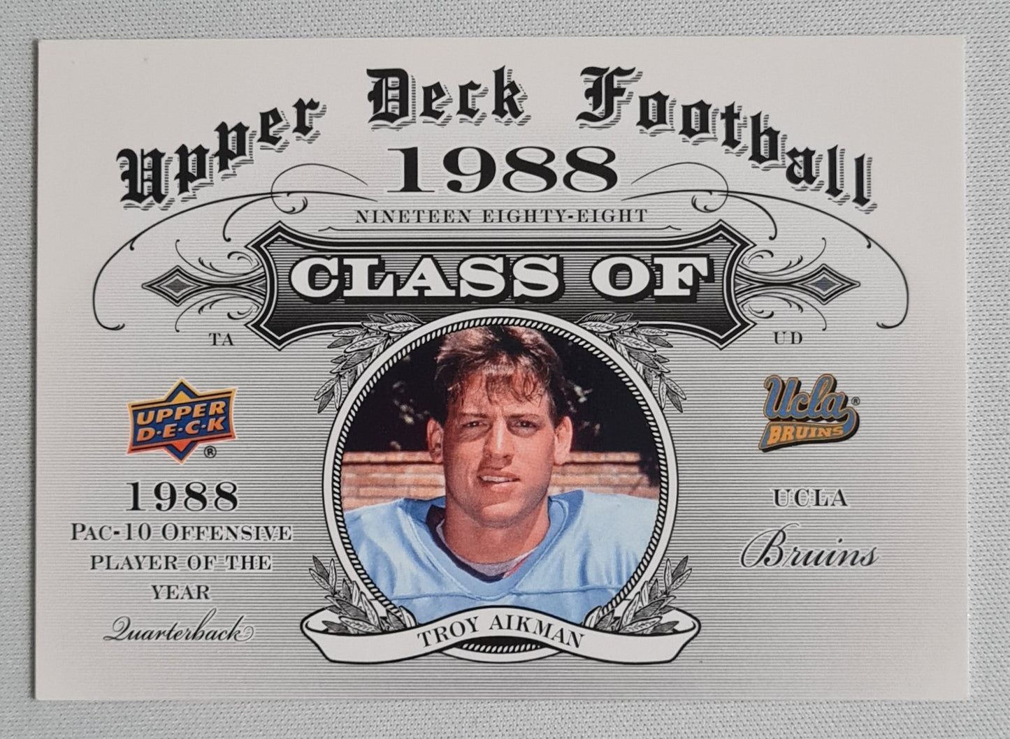 Troy Aikman - 2011 Upper Deck Football #CO-8 "Class of 1988" HOF QB