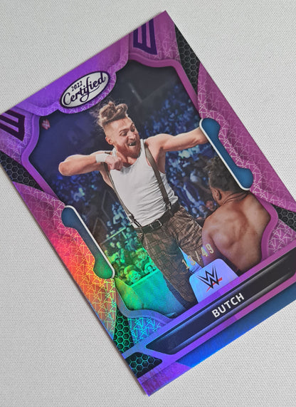 Butch - 2022 Panini Chronicles Certified WWE #225 Smack Down /49 Mirror Purple