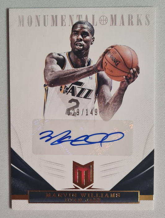 Marvin Williams - 2012/13 Panini Momentum Basketball #291 NBA Utah Jazz Autograph /149