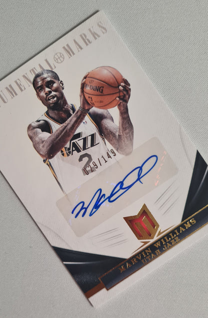 Marvin Williams - 2012/13 Panini Momentum Basketball #291 NBA Utah Jazz Autograph /149
