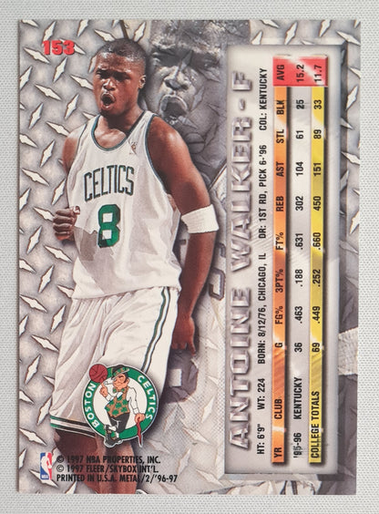 Antoine Walker - 1997 Fleer/Skybox Metal #153 Boston Celtics