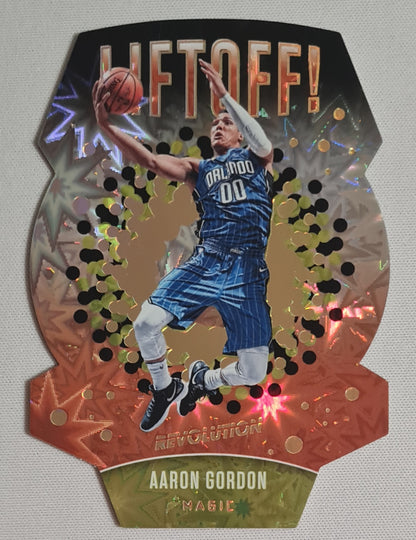 Aaron Gordon - 2017/18 Panini Revolution Basketball #2 "Lift Off!" Parallel Orlando Magic - Die Cut