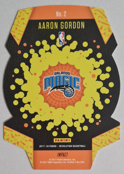Aaron Gordon - 2017/18 Panini Revolution Basketball #2 "Lift Off!" Parallel Orlando Magic - Die Cut