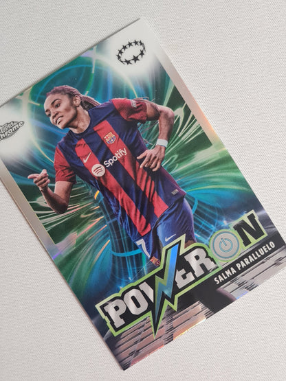 Salma Paralluelo - 2024 Topps Chrome #PO-1 "Power On" FC Barcelona (WCL)