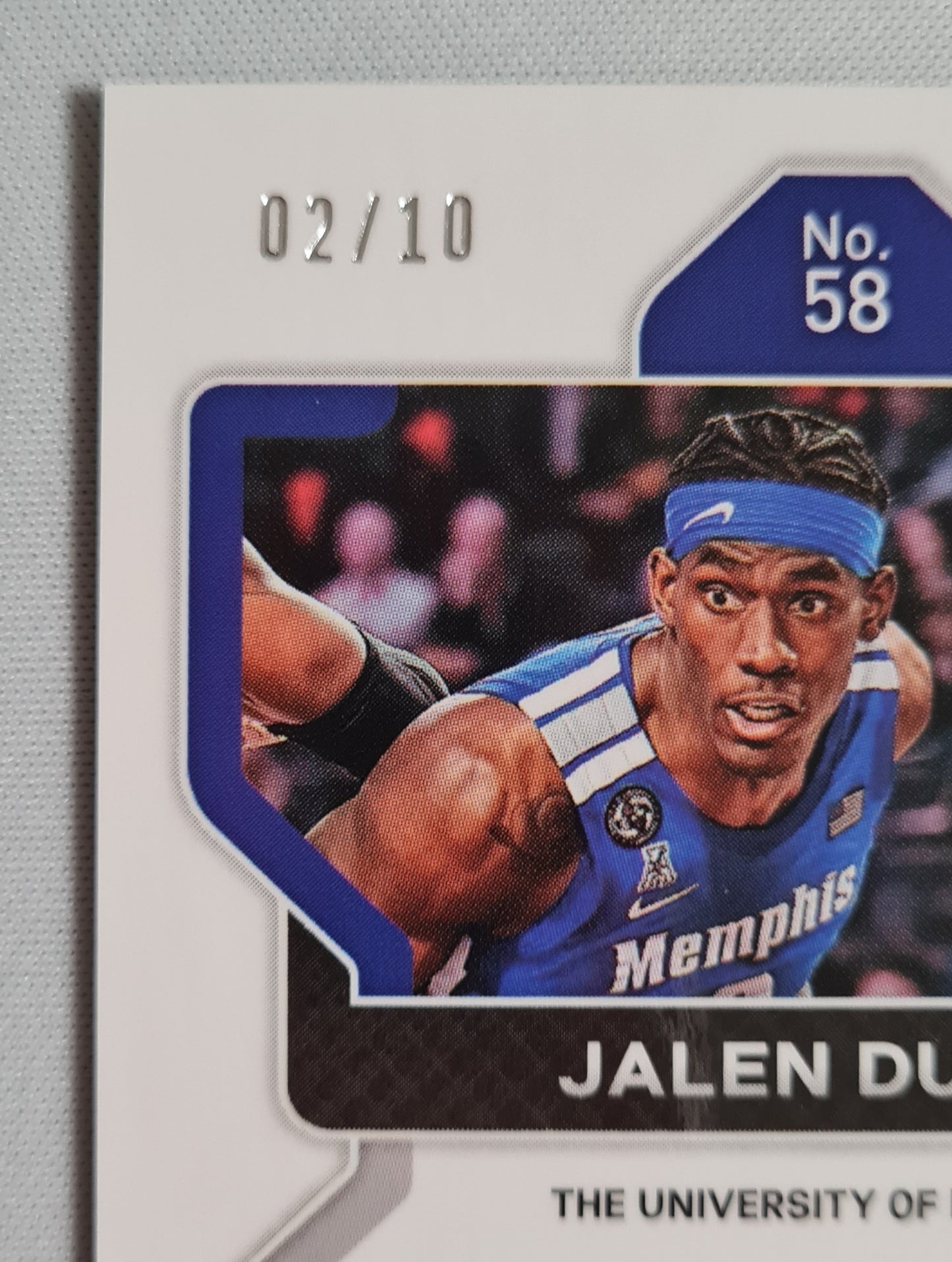 Jalen Duren - 2022 Panini Prizm Draft Picks #58 (RC) Memphis /10 Gold