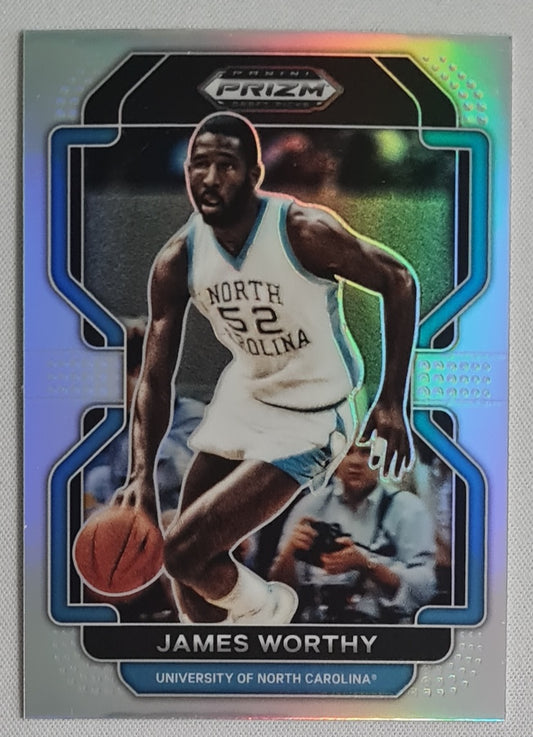 James Worthy - 2022 Panini Prizm Draft Picks Silver #21 North Carolina Tar Heels