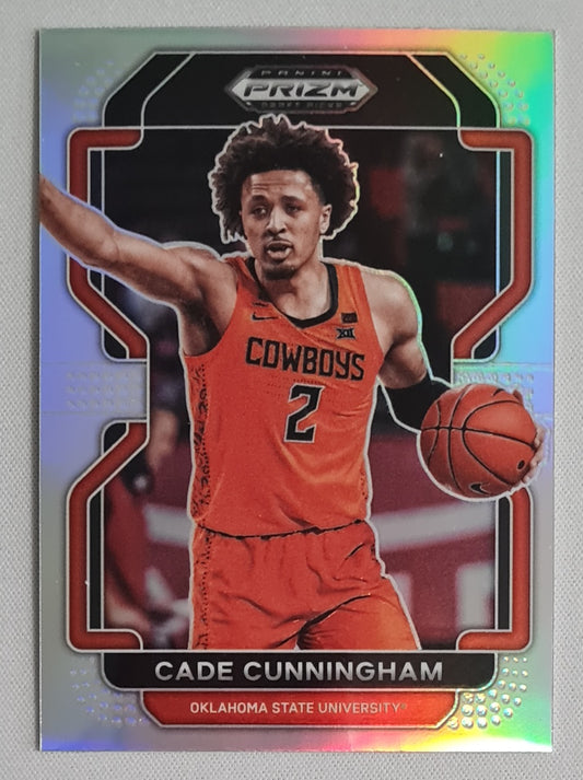 Cade Cunningham - 2022 Panini Prizm Draft Picks Silver #6 Oklahoma State