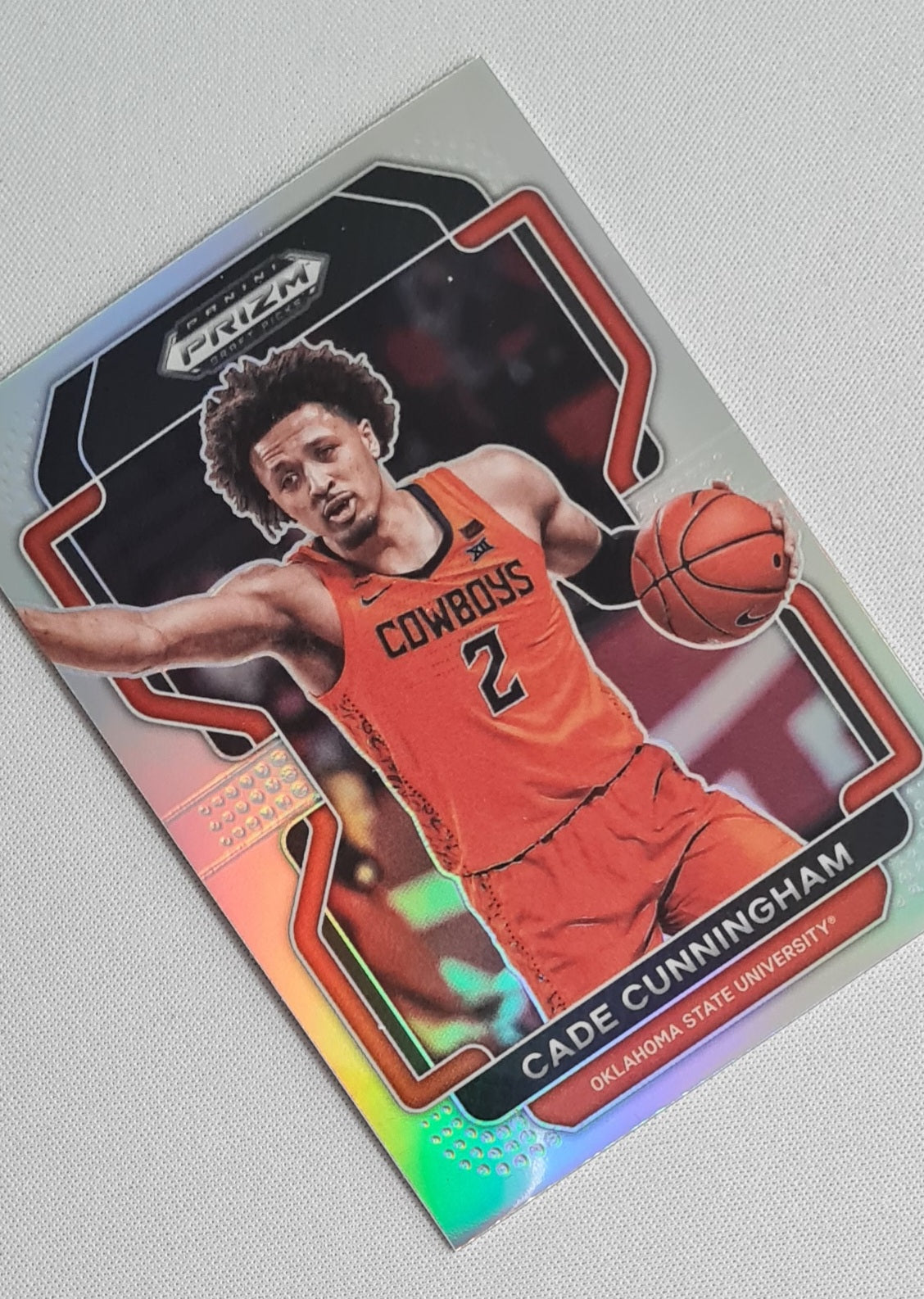 Cade Cunningham - 2022 Panini Prizm Draft Picks Silver #6 Oklahoma State