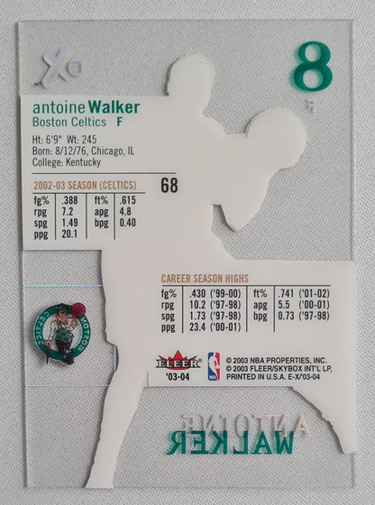 Antoine Walker - 2003 Fleer EX Basketball Transparent #68 Boston Celtics