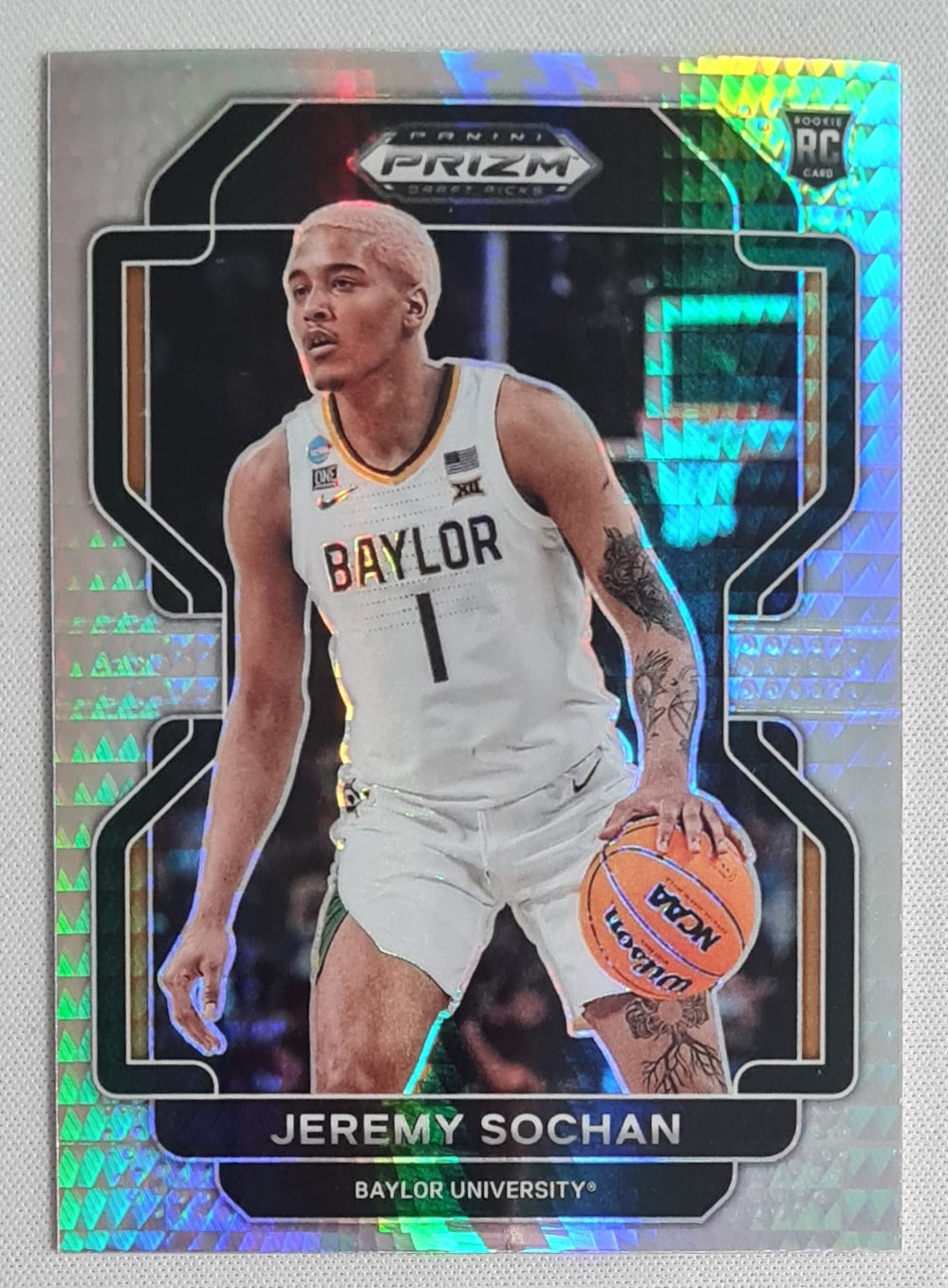 Jeremy Sochan - 2022 Panini Prizm Draft Picks Hyper Prizm #61 Baylor University