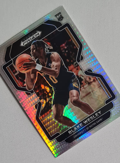 Blake Wesley - 2022 Panini Prizm Draft Picks Hyper Prizm #68 University of Notre Dame