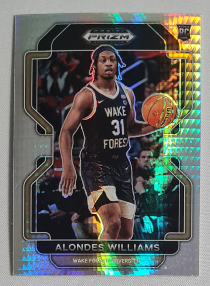 Alondes Williams - 2022 Panini Prizm Draft Picks Hyper Prizm #97 Wake Forest