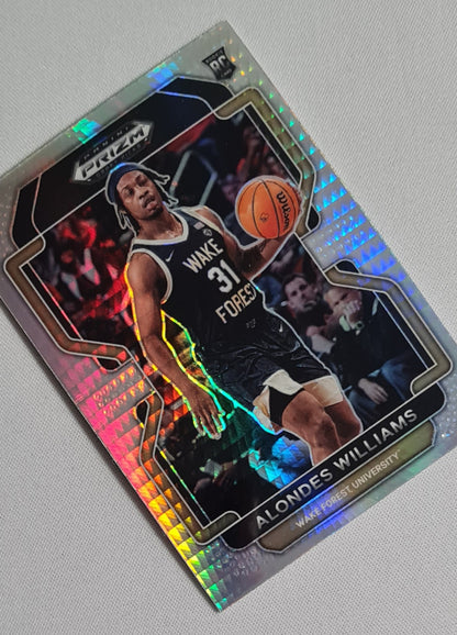 Alondes Williams - 2022 Panini Prizm Draft Picks Hyper Prizm #97 Wake Forest