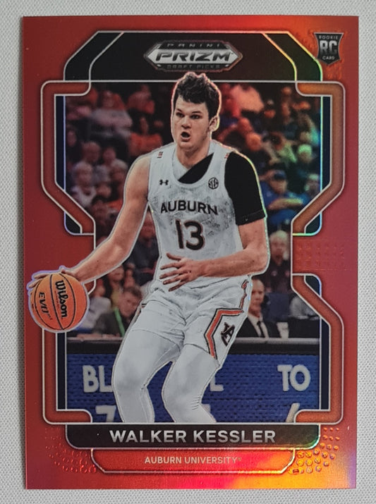 Walker Kessler - 2022 Panini Prizm Draft Picks /299 Red #83 Auburn Tigers