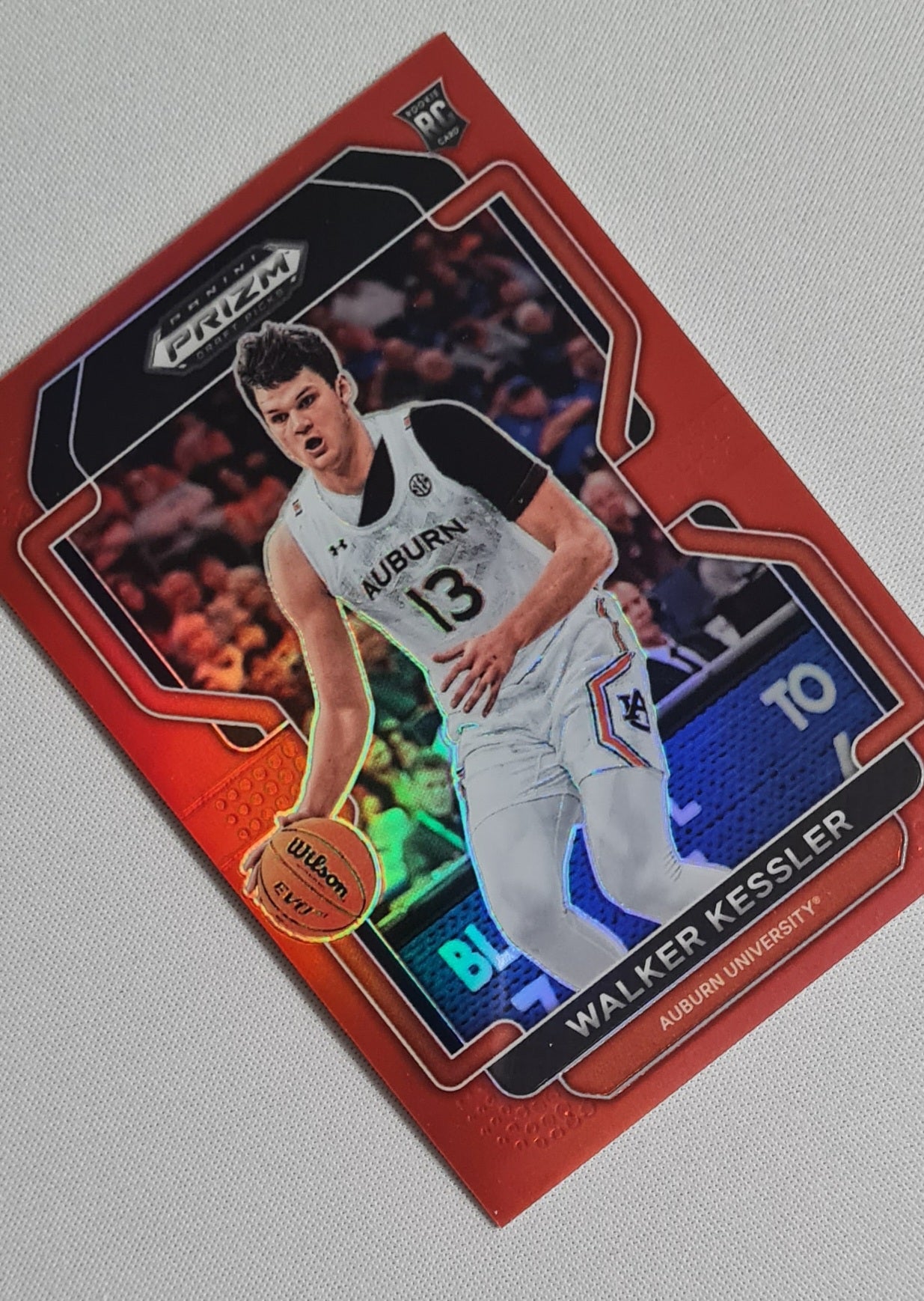 Walker Kessler - 2022 Panini Prizm Draft Picks /299 Red #83 Auburn Tigers