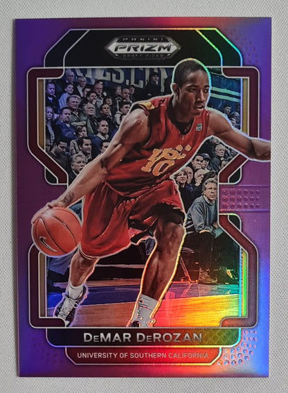 DeMar DeRozan - 2022 Panini Prizm Draft Picks /75 Purple #12 University of Southern California