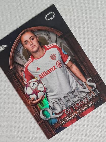 Georgia Stanway - 2024 Topps Chrome Queen of Football #QF-5 (CL)