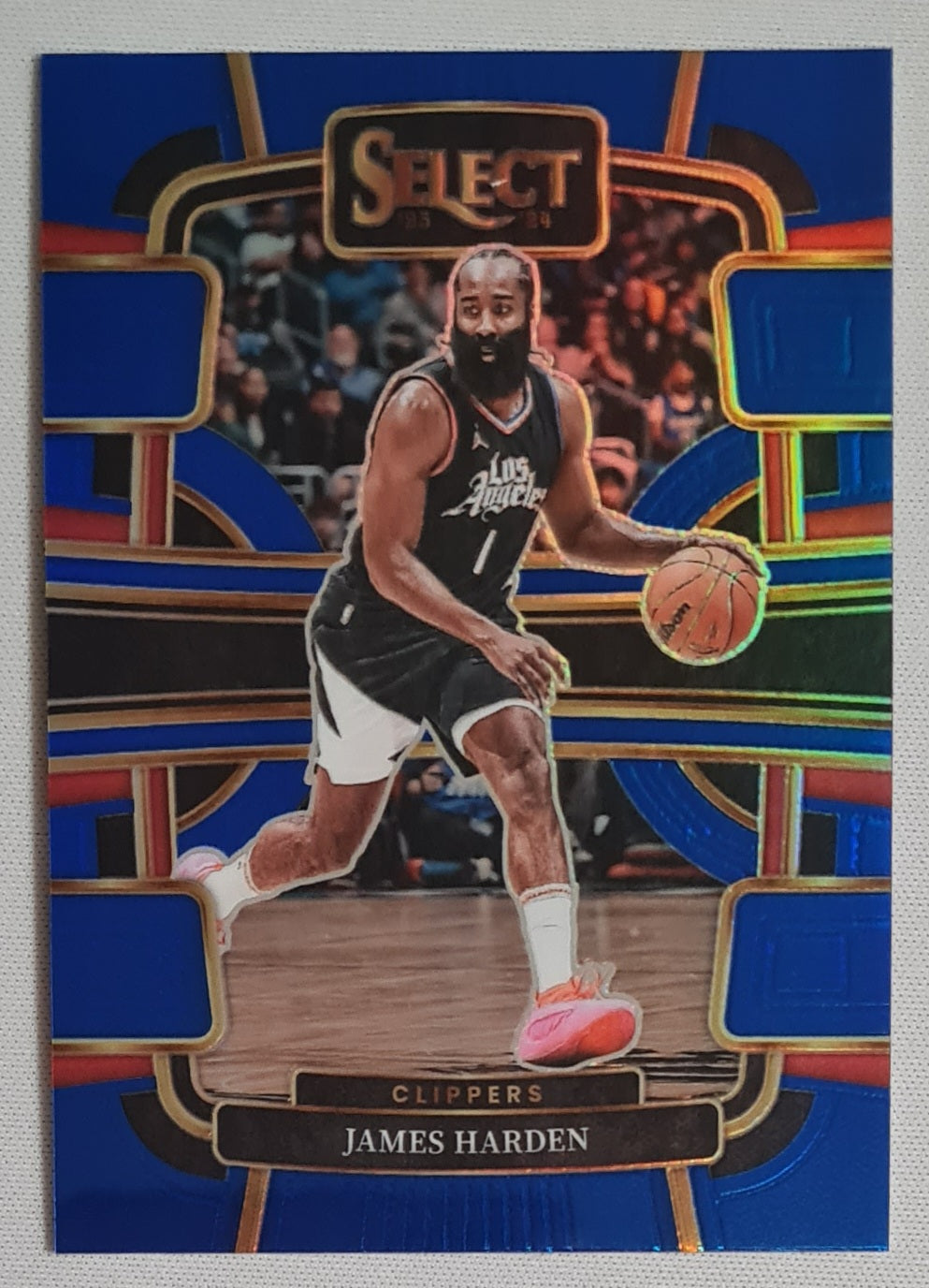James Harden - 2023/24 Panini Select Basketball Prizm #64 Blue Prizm Concourse